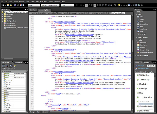 Professional Code Editor