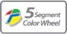 5 Segment Color Wheel