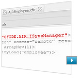 Adobe AIR local/remote database synchronization