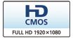 HD CMOS Full HD 1920 x 1080 : Sensors capture images at 1920 x 1080 for true HD movies and include on-chip noise reduction technology
