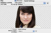 Deliver transparent web graphics