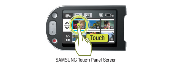  intuitive LCD touch screen 