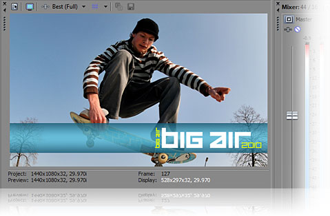 Easily add credits and lower thirds when editing your HD videos