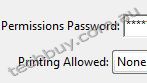 Passwords and permissions