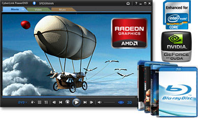 PowerDVD 10 offers brilliant playback quality for movies, including 3D