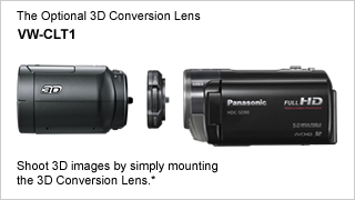 The Optional 3D Conversion Lens VW-CLT1