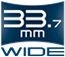 33.7mm Wide