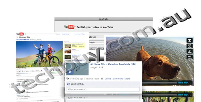 Share video on YouTube, Facebook or Vimeo