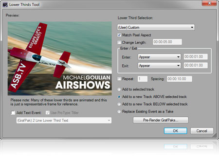 Lower Thirds Tool