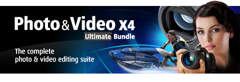 Corel Photo & Video X4 Ultimate Bundle � photo and video editing software