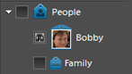 Quickly find specific people