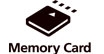 Memory Card : Digital photographs can be printed quickly and easily, simply by inserting memory cards into the card slot.