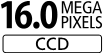 16 megapixel CCD image sensor
