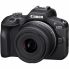 Canon EOS R100 24.1 Megapixel Digital SLR Camera with Lens 18mm, 45mm, APS-C CMOS Sensor, Autofocus, 7.6 cm (3") LCD, Electronic Viewfinder, 2.5x Optical Zoom, 10x Digital Zoom, 3840x2160 Video