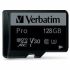 Verbatim 128GB Pro Micro SDXC 128GB Class 10 UHS-I U3 with Adaptor