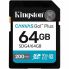Kingston Canvas Go! Plus 64 GB Class 10/UHS-I (U3) V30 SDXC - 1 - 200 MB/s Read