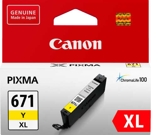 Ink Cartridge CLI-671XLY PRINTER CONSUMABLE