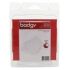 Evolis Badgy CBGC0030W 100 Thick Blank PVC Card - 0.76mm (30 Mil) - 2 Boxes of 50 Cards