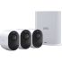 ARLO Ultra 2 Spotlight Wireless Security Camera - 3 Pack - 4K HDR Video - Integrated Spotlight - 6-Month Battery Life - Wi-Fi Connection - Fast Charging - Weather Resistant - Ultra-Wide Viewing Angle - Two